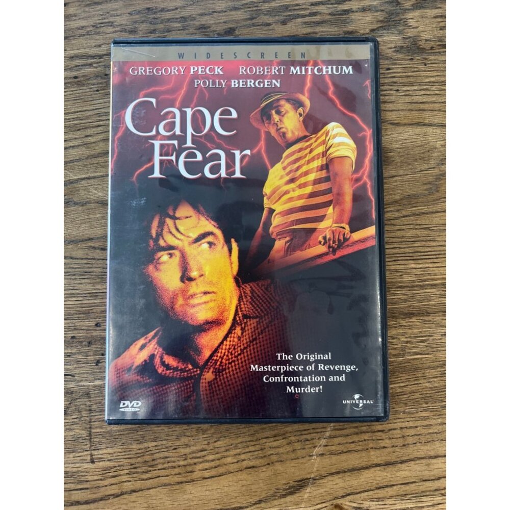 Cape Fear DVD 1962 Thriller Movie Gregory Peck Robert Mitchum Pre-Owned
